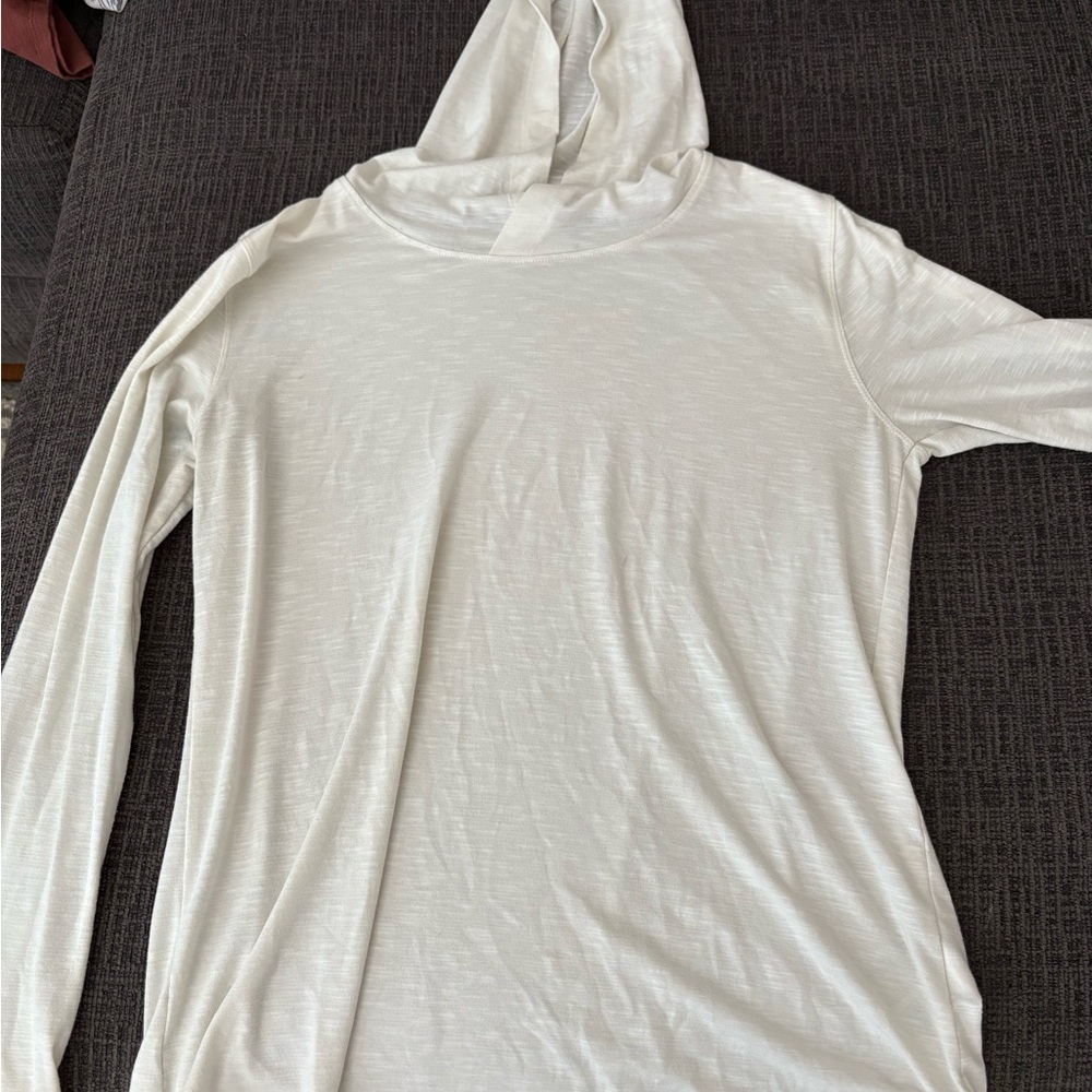 Alpine Design Cream Hoodie with Multicolor Trim